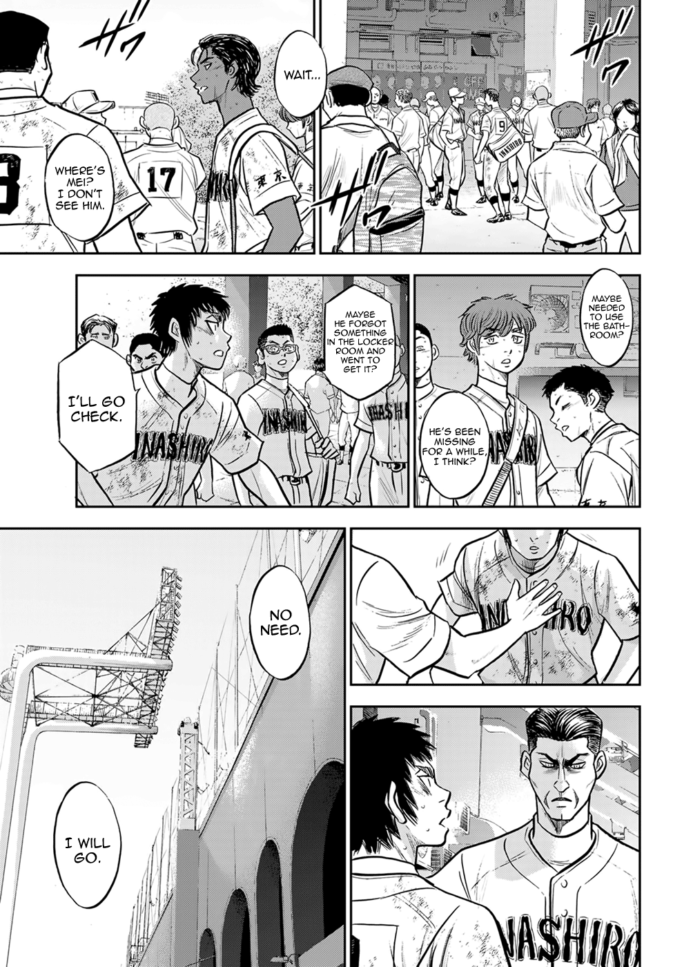 Daiya no A - Act II Chapter 306 page 15 - Chapter 306: The Poem About You Who Fought