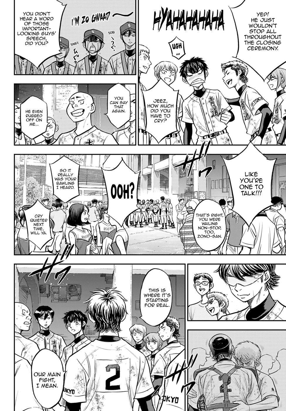 Daiya no A - Act II Chapter 306 page 4 - Chapter 306: The Poem About You Who Fought