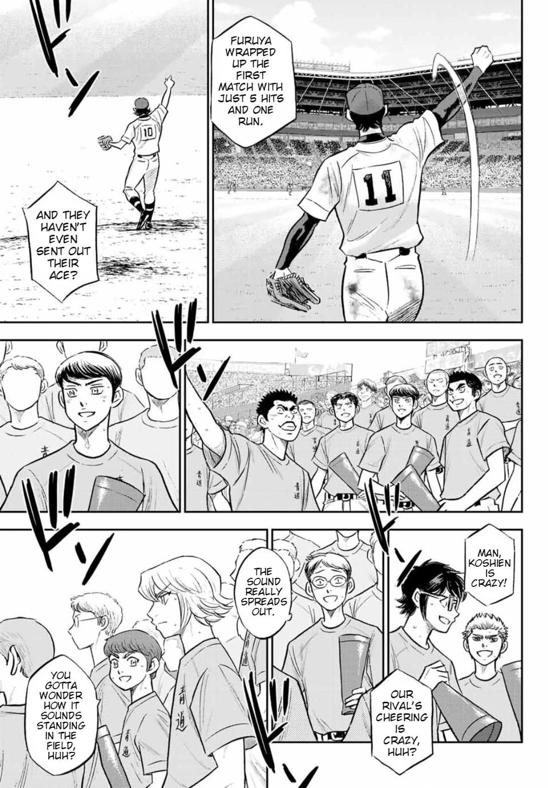 Daiya no A - Act II Chapter 308 page 12 - Chapter 308: Ace of the Diamond [END]