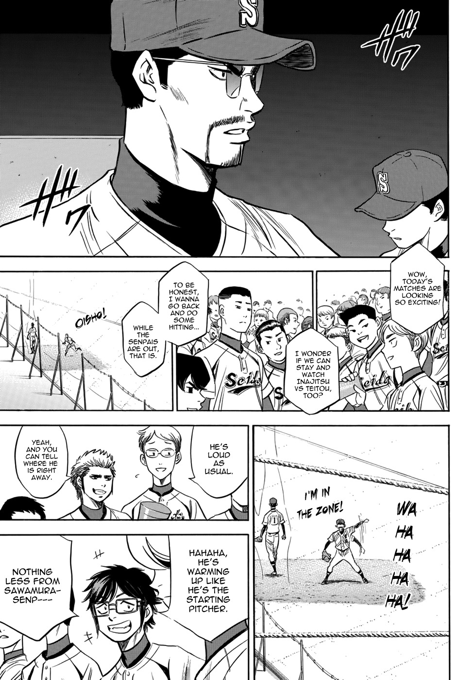 Daiya no A - Act II Chapter 37 page 6 - Chapter 37: Batting First