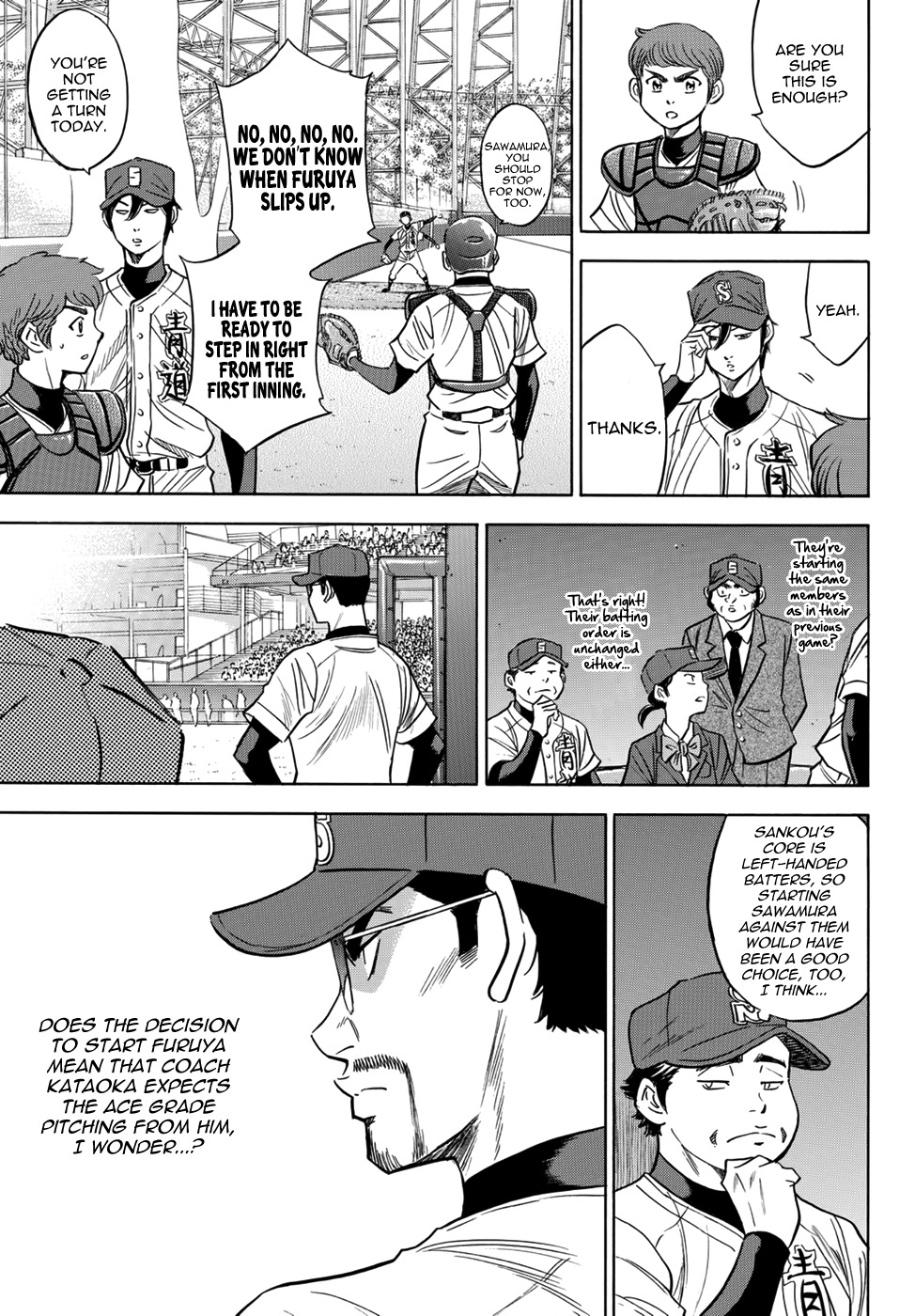 Daiya no A - Act II Chapter 37 page 8 - Chapter 37: Batting First