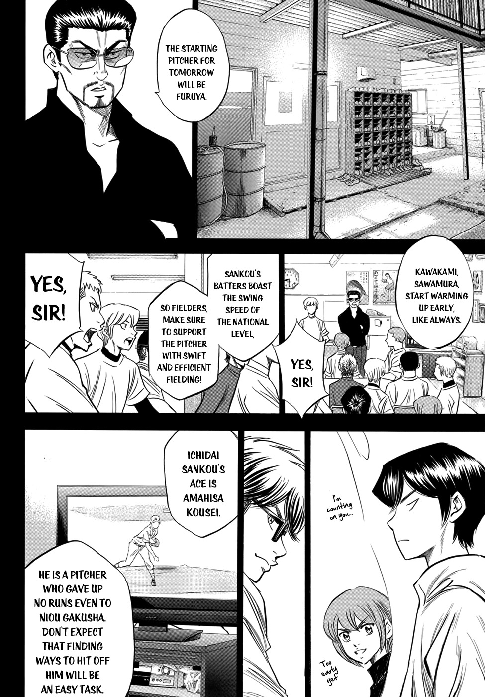 Daiya no A - Act II Chapter 37 page 9 - Chapter 37: Batting First