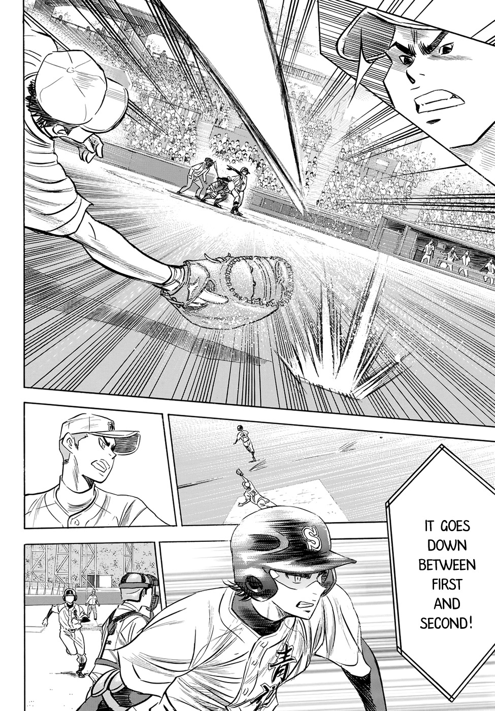Daiya no A - Act II Chapter 38 page 16 - Chapter 38: The First Inning's Offense and Defense