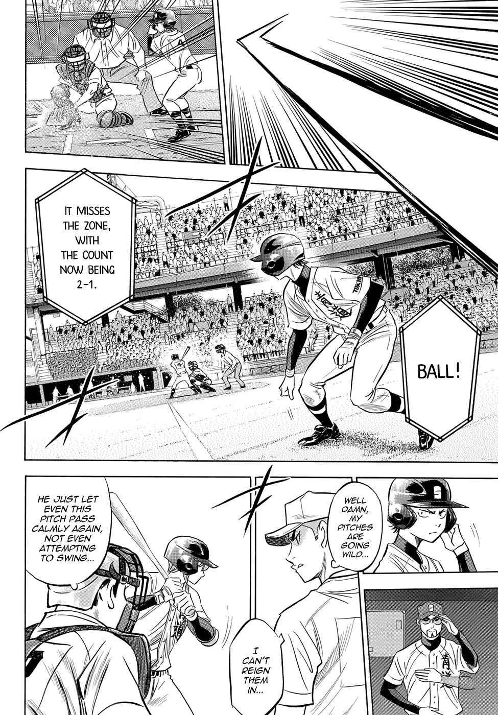 Daiya no A - Act II Chapter 38 page 4 - Chapter 38: The First Inning's Offense and Defense
