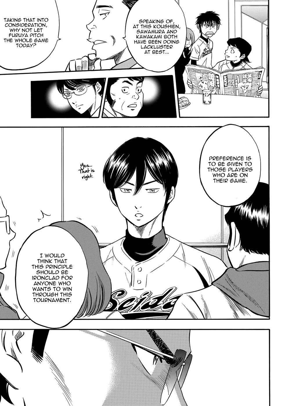 Daiya no A - Act II Chapter 4 page 5 - Chapter 4: I Want to Stand There Already