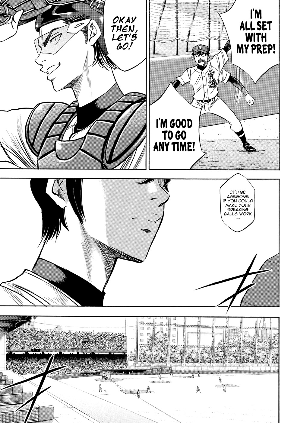 Daiya no A - Act II Chapter 40 page 9 - Chapter 40: Stance