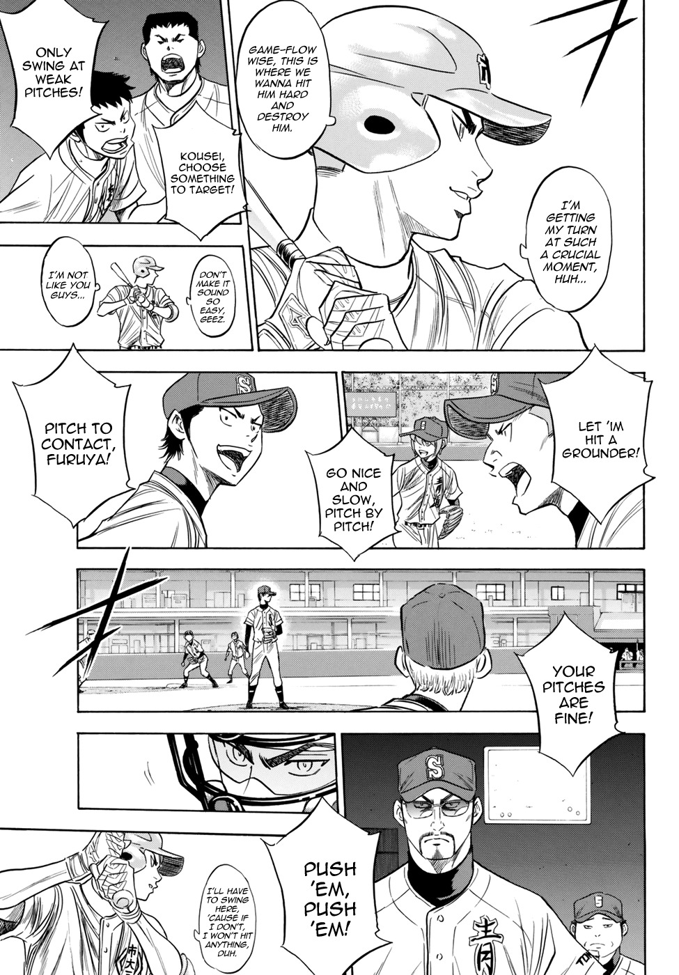Daiya no A - Act II Chapter 41 page 3 - Chapter 41: Those Shouldering the Responsibility