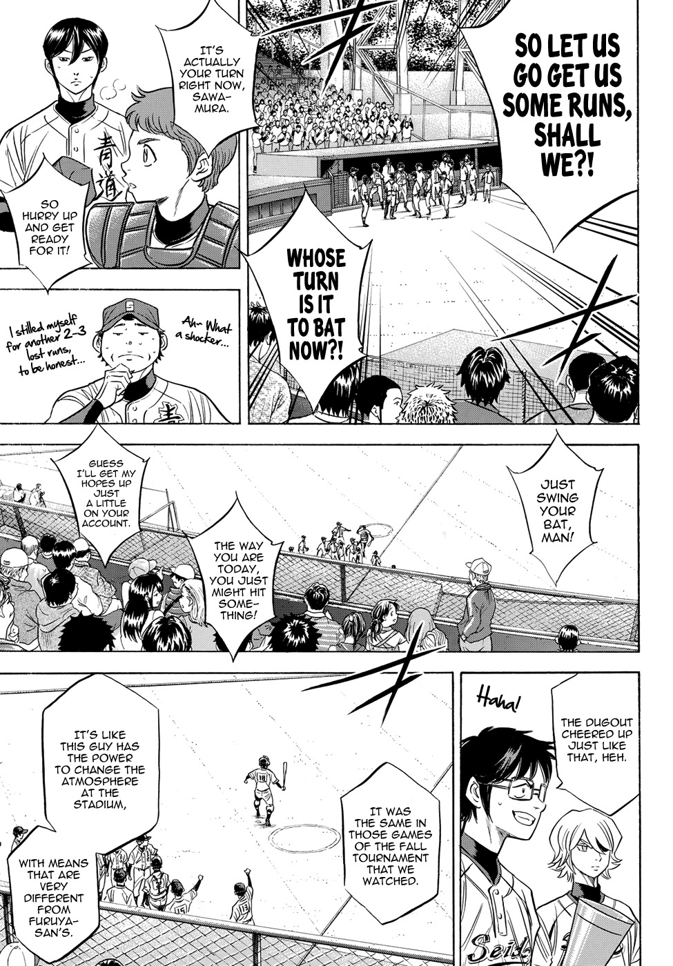 Daiya no A - Act II Chapter 43 page 18 - Chapter 43: Interception