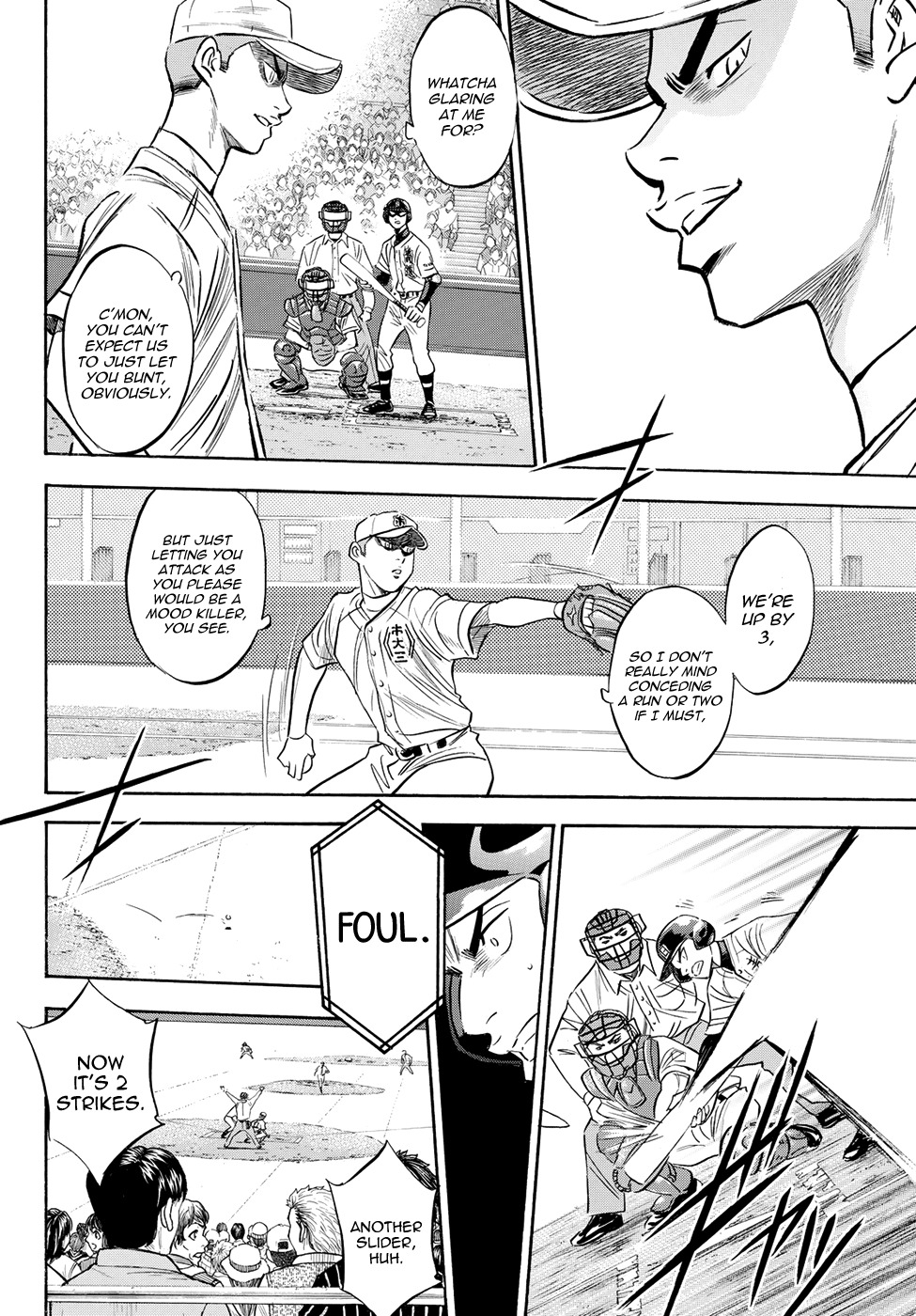 Daiya no A - Act II Chapter 44 page 10 - Chapter 44: The Energetic Guy on Base