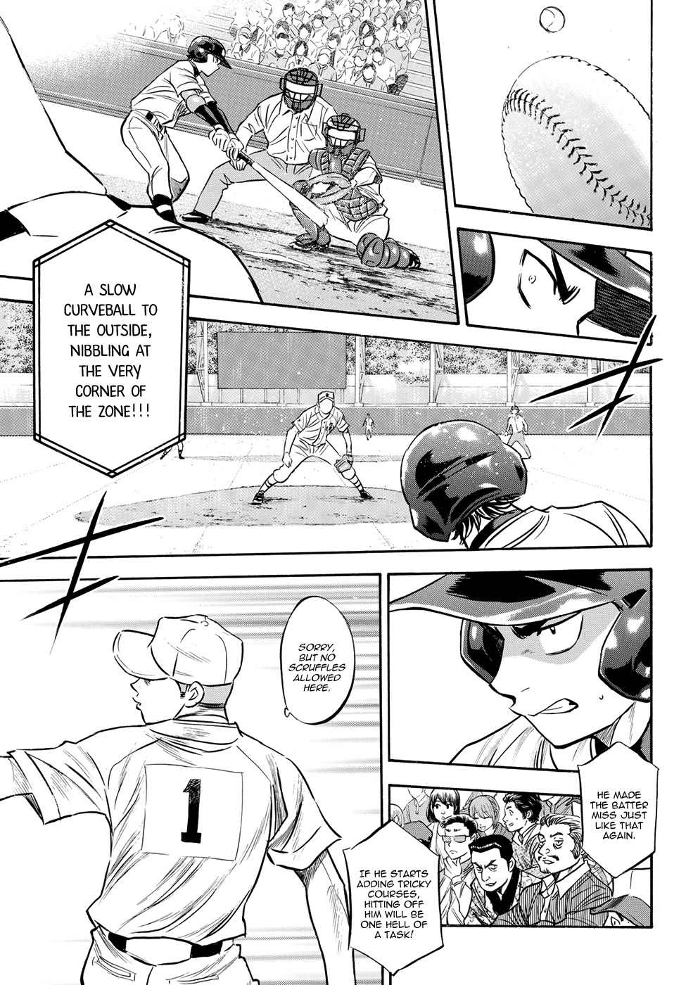Daiya no A - Act II Chapter 44 page 17 - Chapter 44: The Energetic Guy on Base