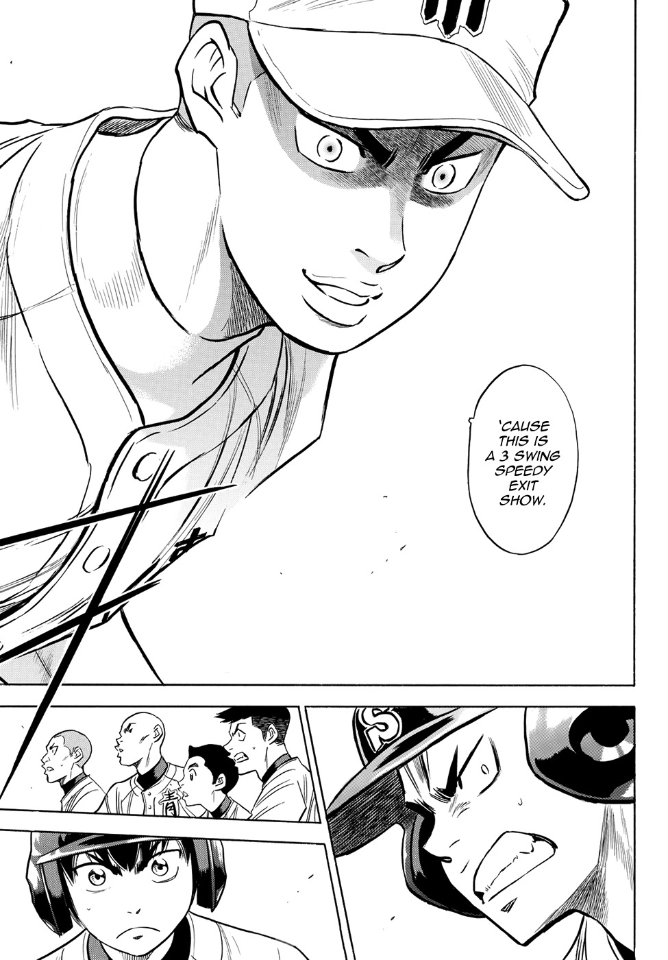Daiya no A - Act II Chapter 44 page 19 - Chapter 44: The Energetic Guy on Base