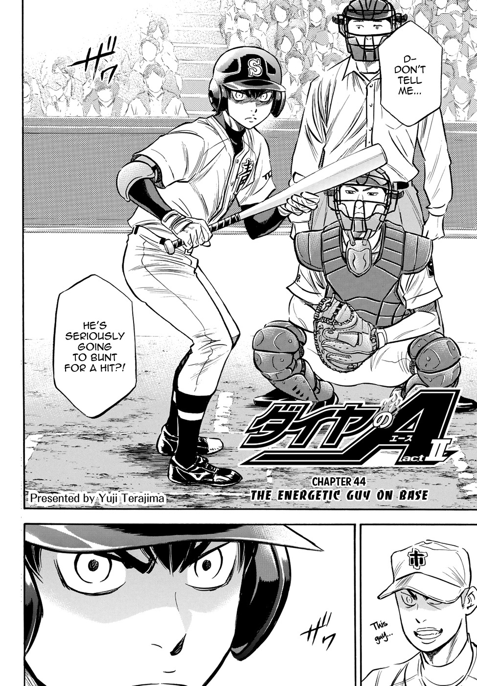 Daiya no A - Act II Chapter 44 page 2 - Chapter 44: The Energetic Guy on Base