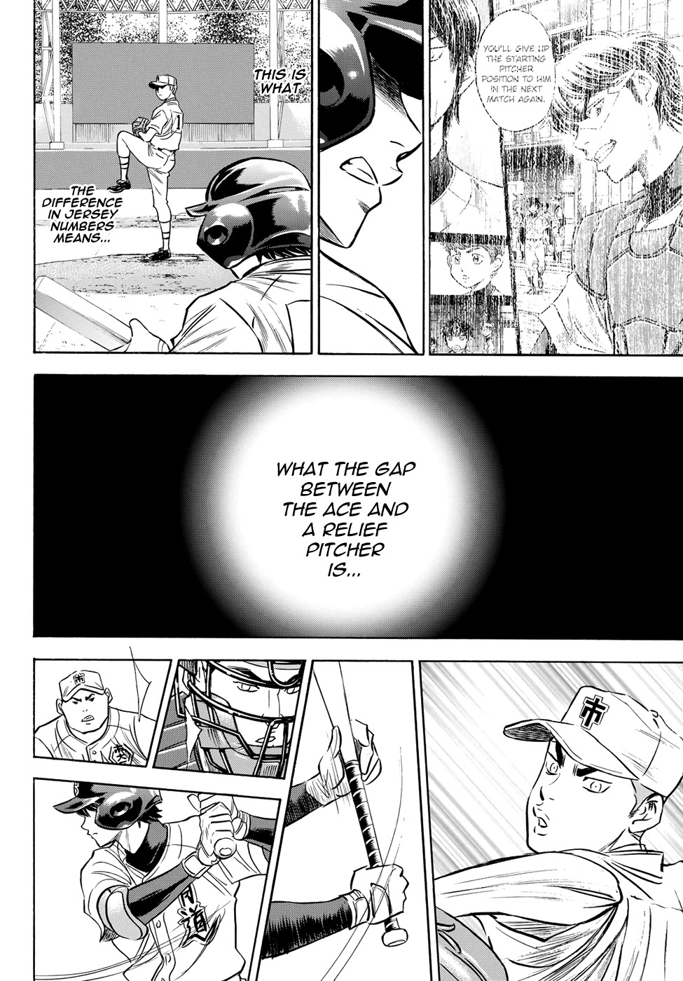 Daiya no A - Act II Chapter 44 page 4 - Chapter 44: The Energetic Guy on Base