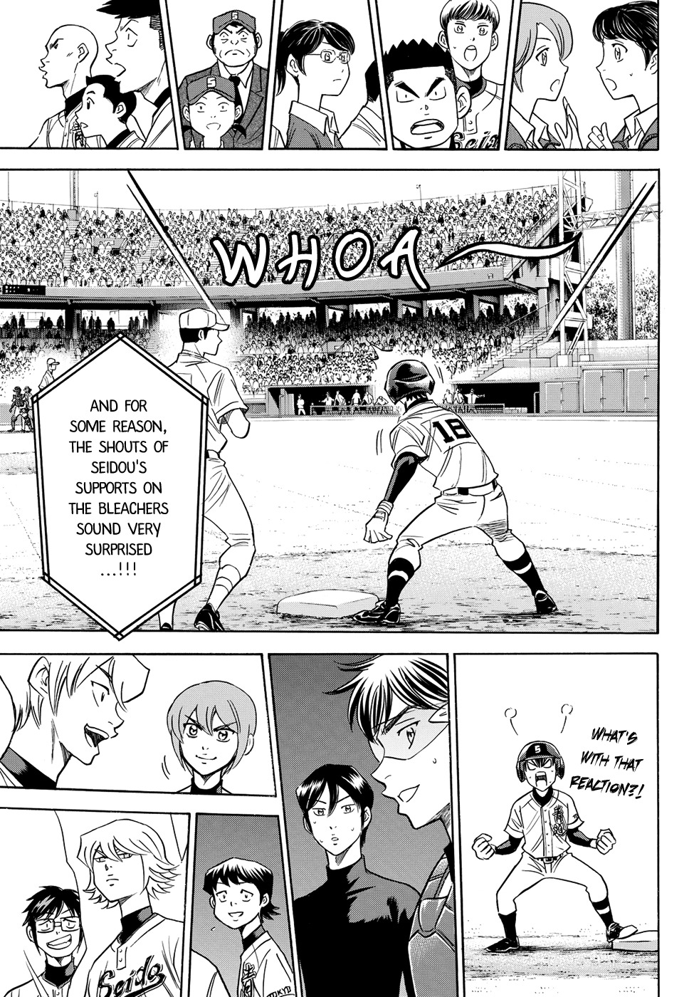 Daiya no A - Act II Chapter 44 page 7 - Chapter 44: The Energetic Guy on Base