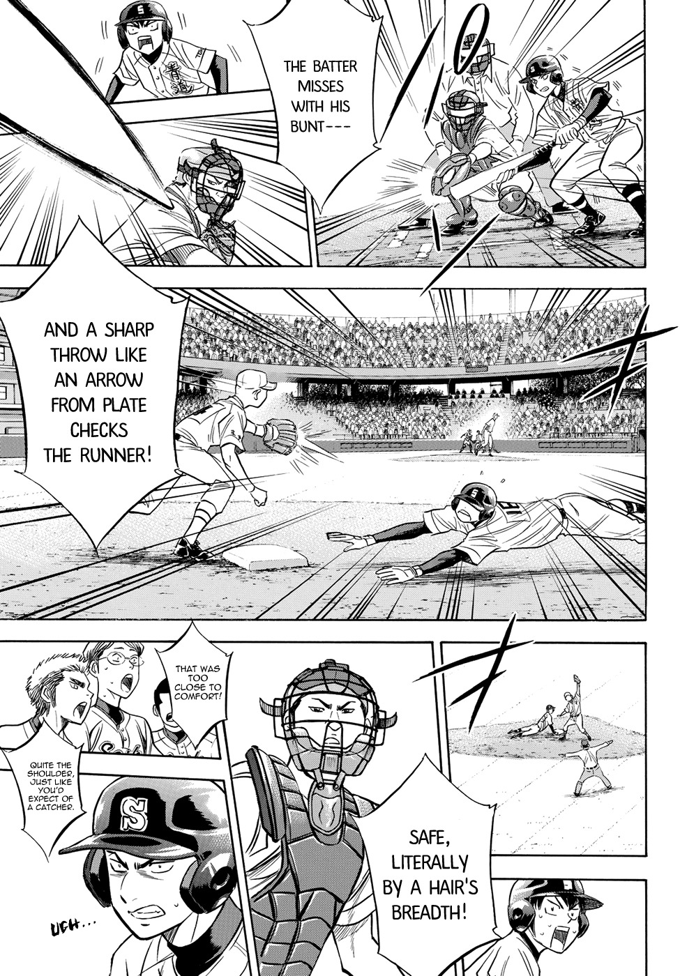 Daiya no A - Act II Chapter 44 page 9 - Chapter 44: The Energetic Guy on Base
