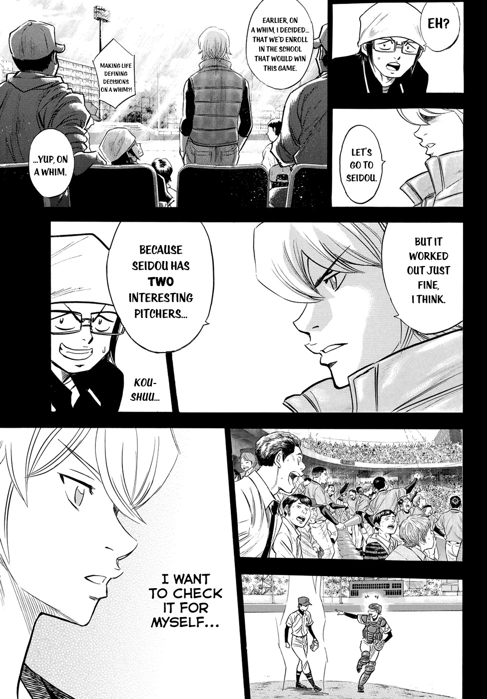 Daiya no A - Act II Chapter 52 page 17 - Chapter 52: I Want to Check It for Myself