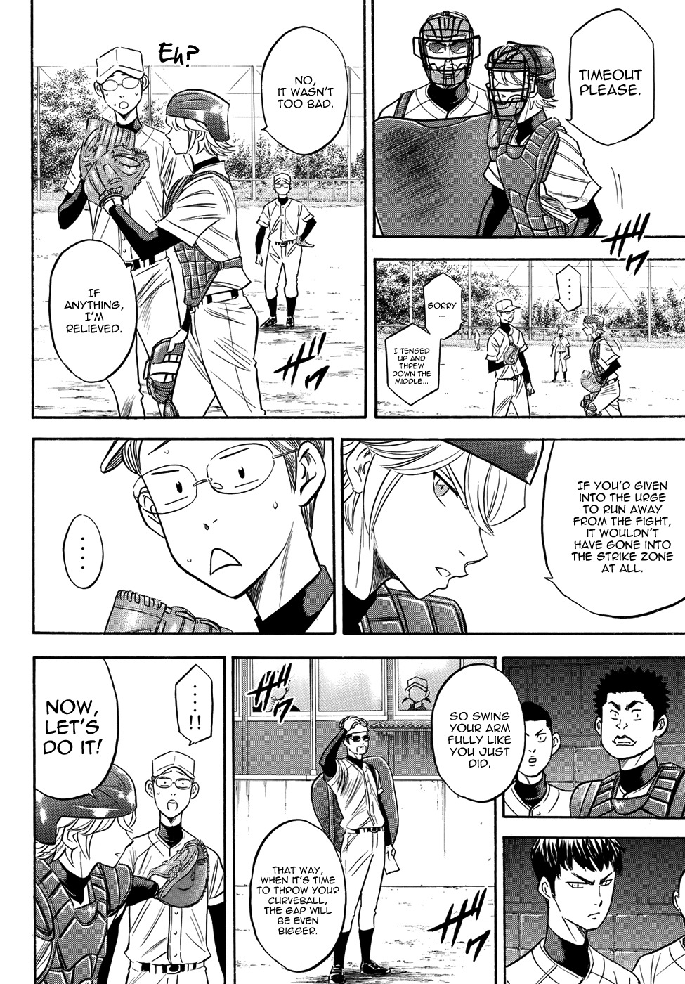 Daiya no A - Act II Chapter 55 page 10 - Chapter 55: Aggressive Stand