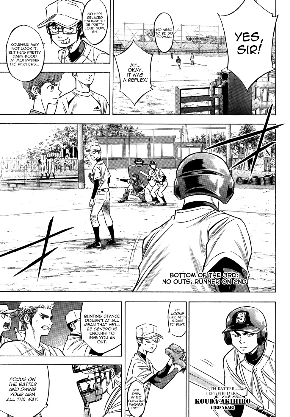Daiya no A - Act II Chapter 55 page 11 - Chapter 55: Aggressive Stand