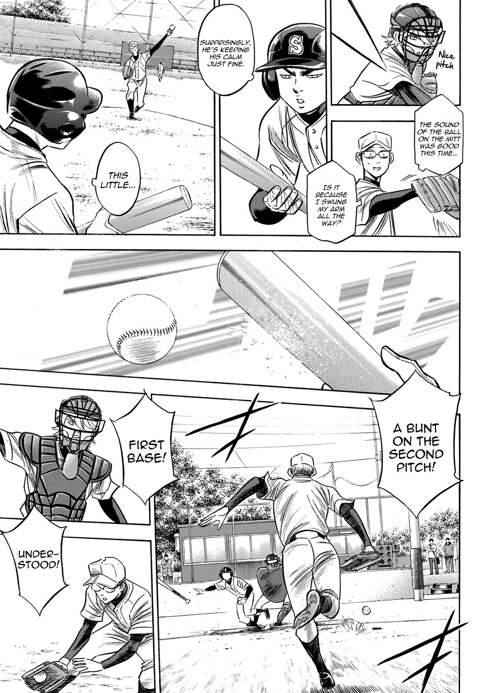 Daiya no A - Act II Chapter 55 page 13 - Chapter 55: Aggressive Stand