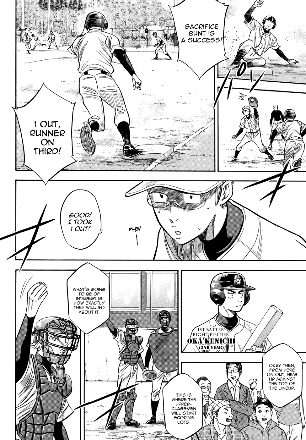Daiya no A - Act II Chapter 55 page 14 - Chapter 55: Aggressive Stand