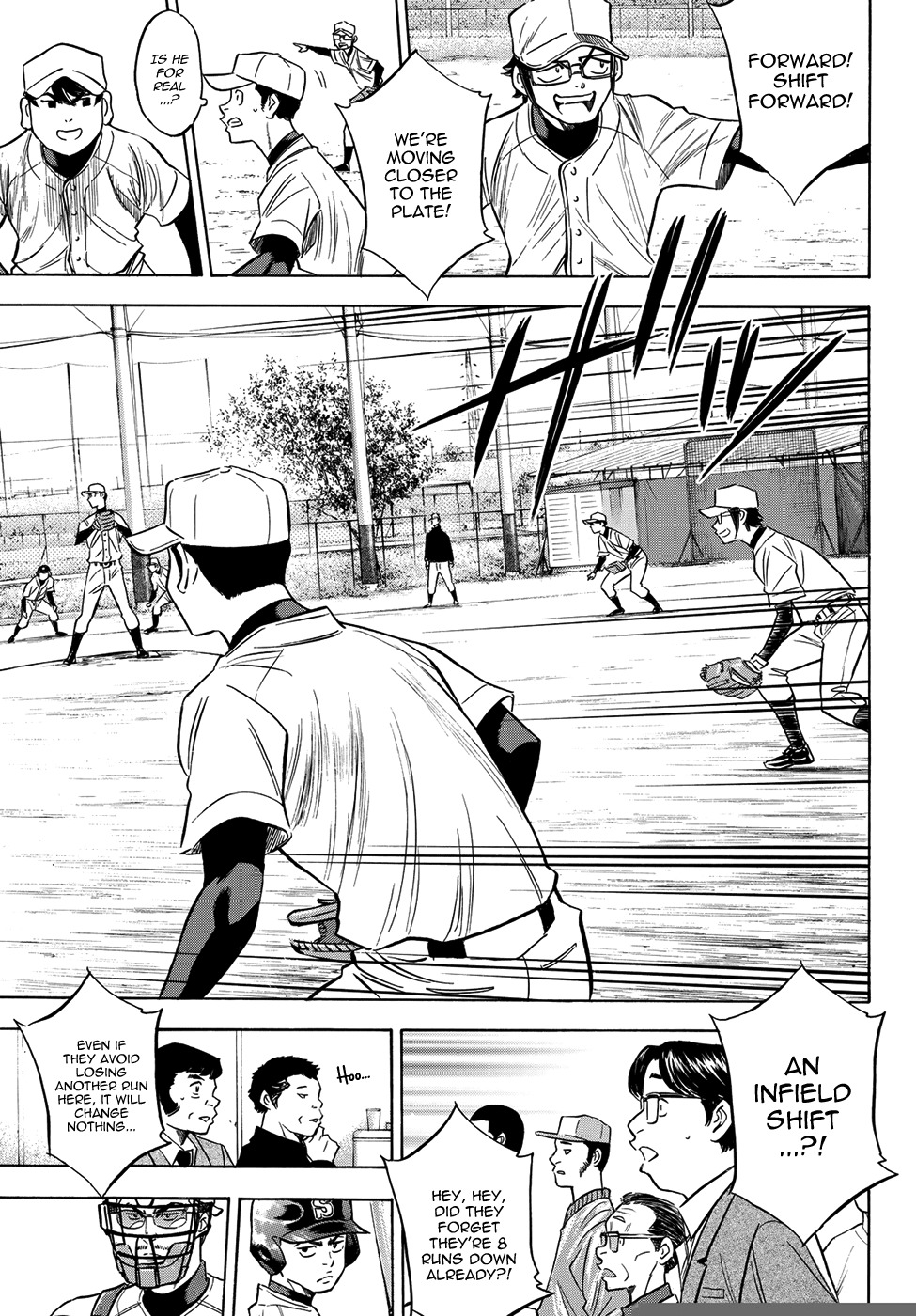 Daiya no A - Act II Chapter 55 page 15 - Chapter 55: Aggressive Stand