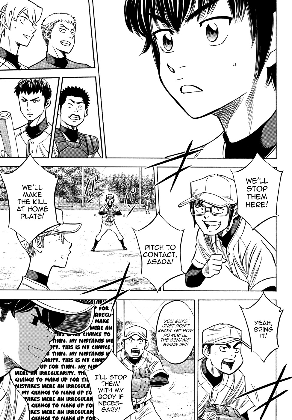 Daiya no A - Act II Chapter 55 page 17 - Chapter 55: Aggressive Stand