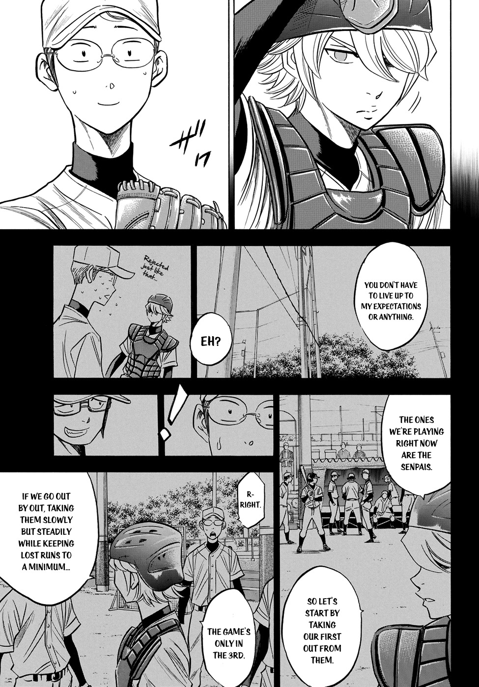 Daiya no A - Act II Chapter 55 page 3 - Chapter 55: Aggressive Stand