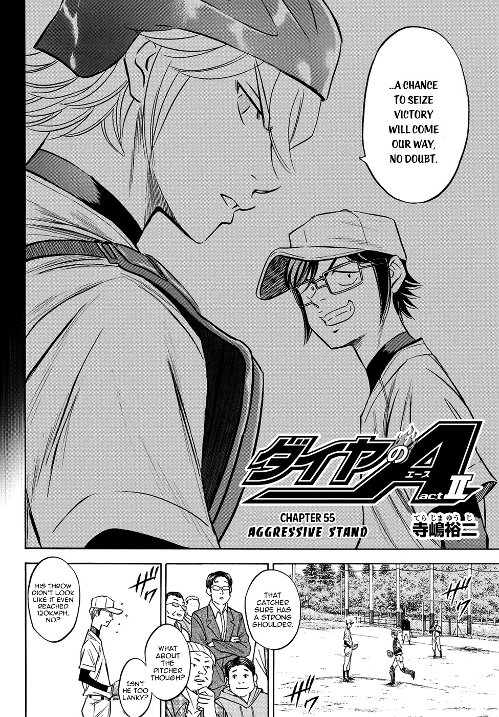 Daiya no A - Act II Chapter 55 page 4 - Chapter 55: Aggressive Stand