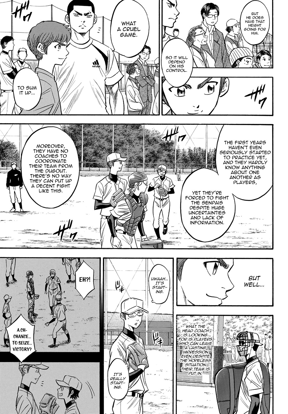 Daiya no A - Act II Chapter 55 page 5 - Chapter 55: Aggressive Stand