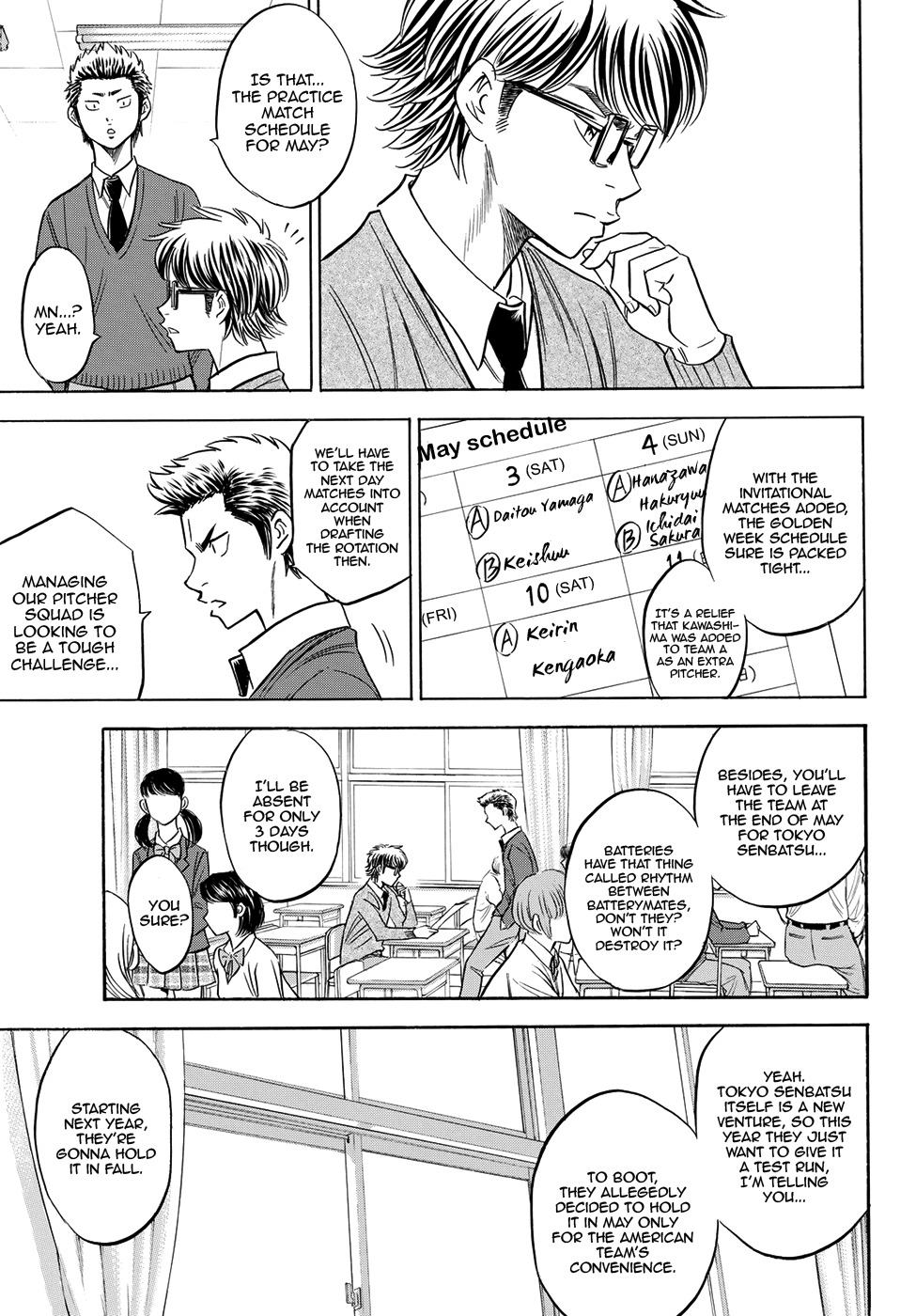 Daiya no A - Act II Chapter 59 page 9 - Chapter 59: There's No Time