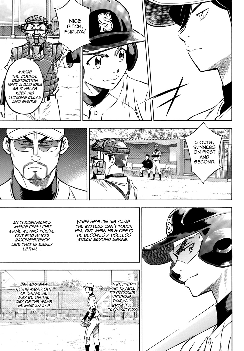 Daiya no A - Act II Chapter 62 page 15 - Chapter 62: Real Practice