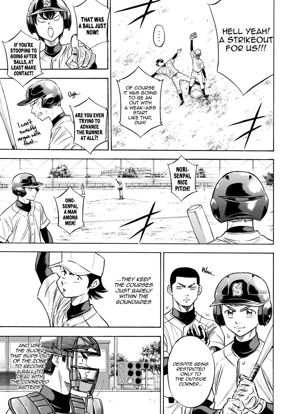 Daiya no A - Act II Chapter 62 page 5 - Chapter 62: Real Practice