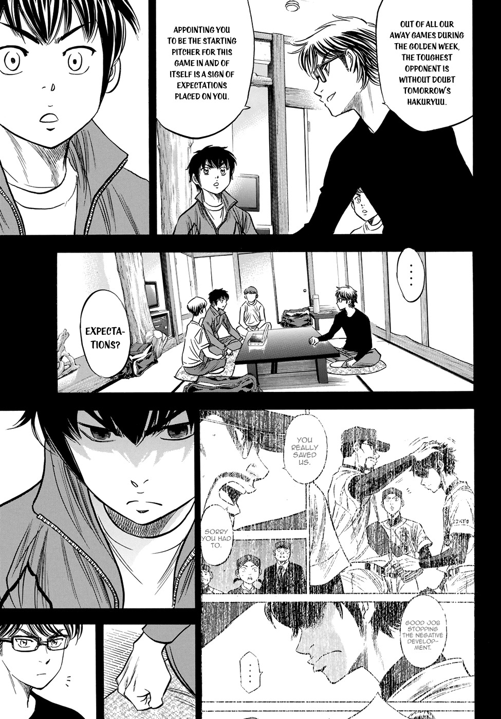 Daiya no A - Act II Chapter 66 page 10 - Chapter 66: One Pitch, One Second