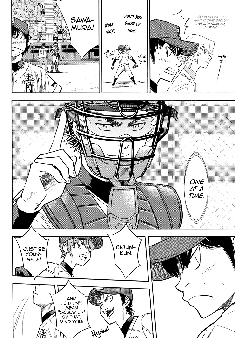 Daiya no A - Act II Chapter 66 page 13 - Chapter 66: One Pitch, One Second