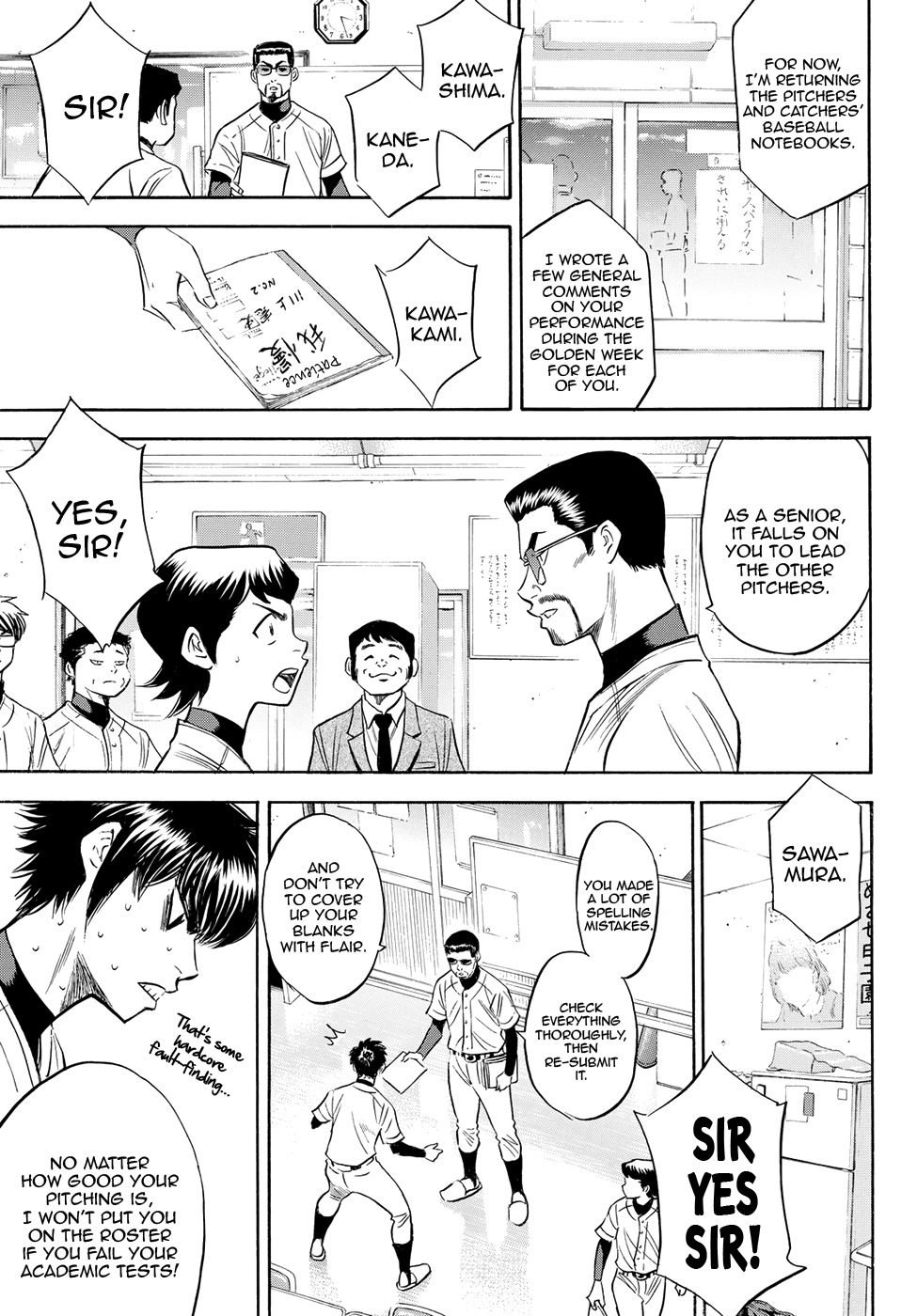 Daiya no A - Act II Chapter 78 page 14 - Chapter 78: The Note