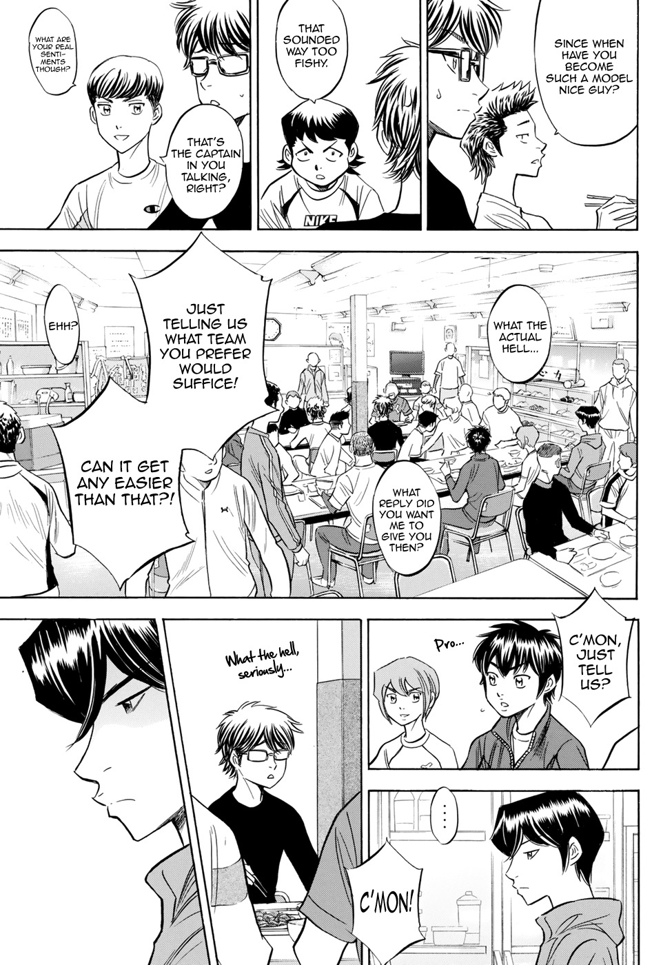 Daiya no A - Act II Chapter 79 page 19 - Chapter 79: Sights on the Major League
