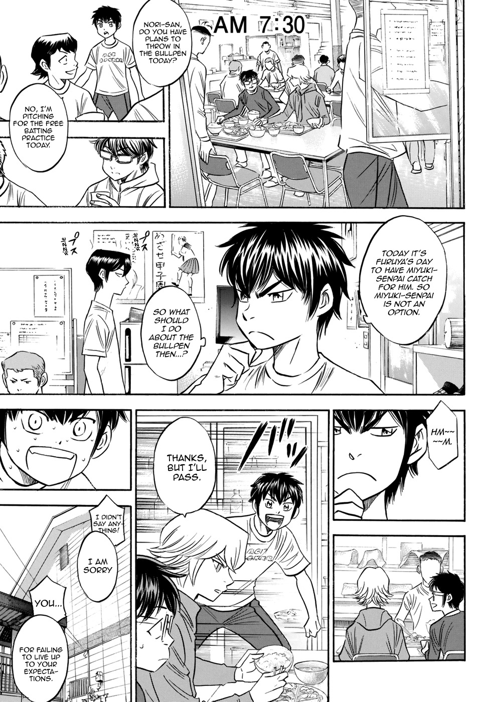 Daiya no A - Act II Chapter 80 page 11 - Chapter 80: Morning Activities