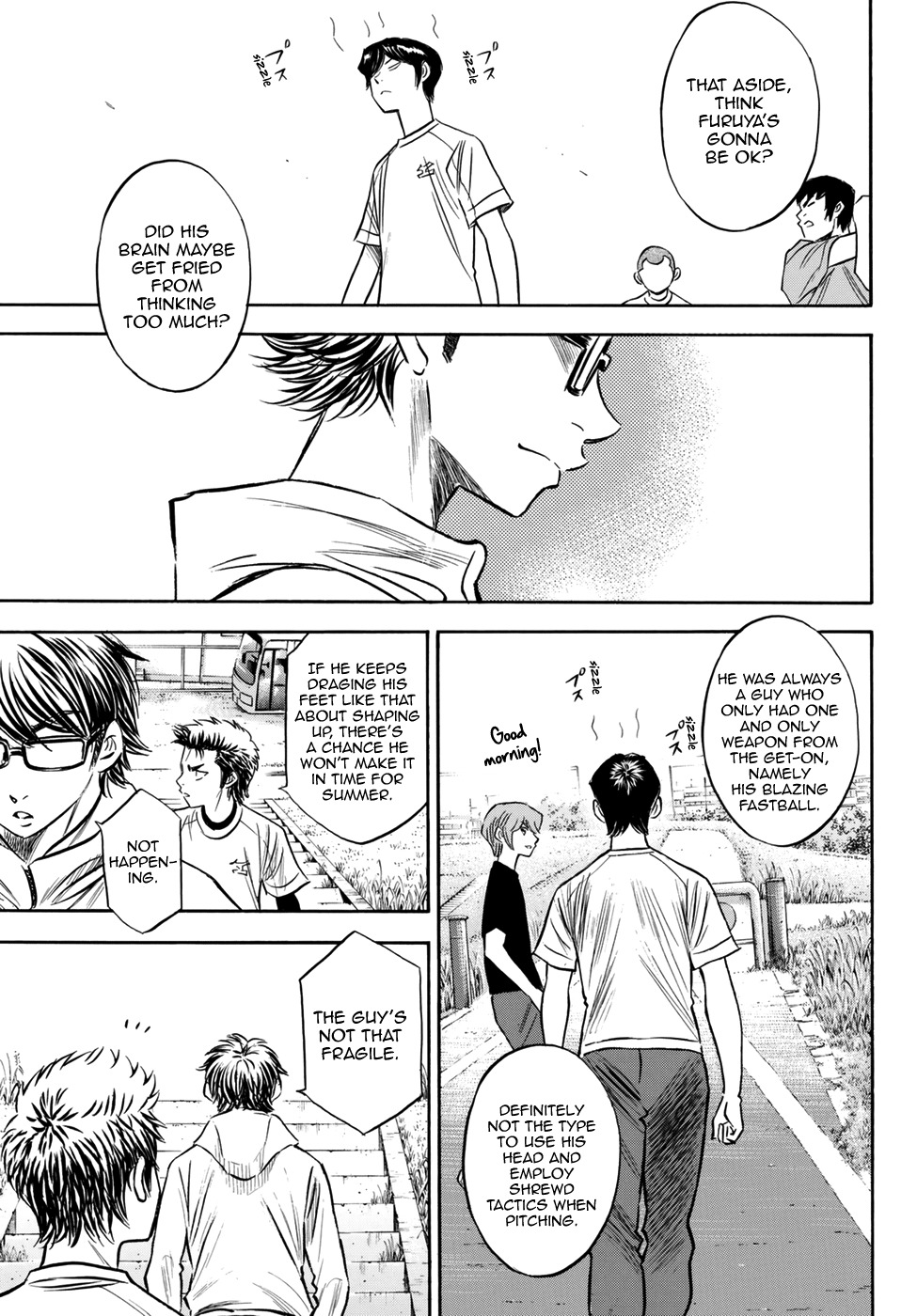 Daiya no A - Act II Chapter 80 page 7 - Chapter 80: Morning Activities