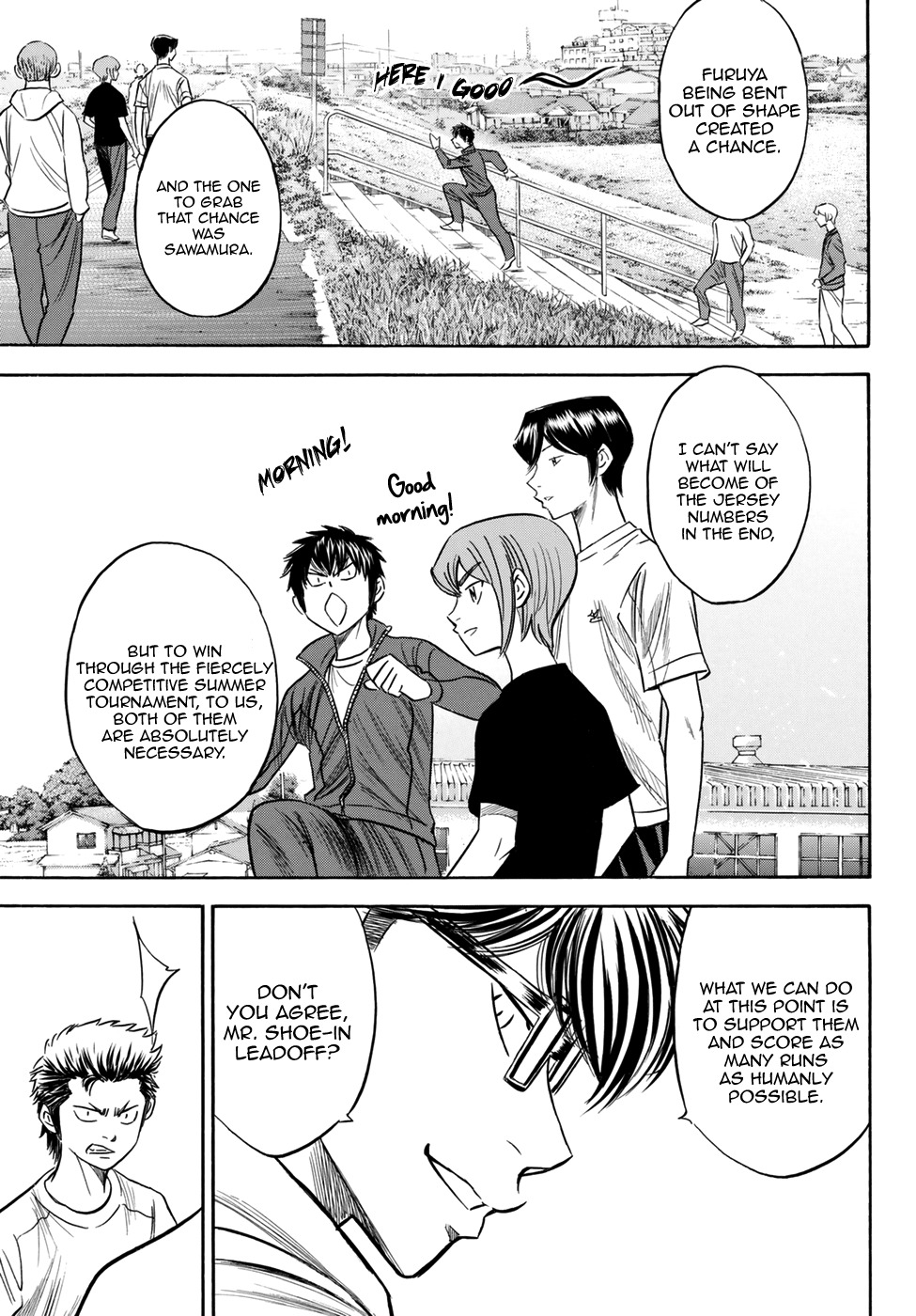Daiya no A - Act II Chapter 80 page 9 - Chapter 80: Morning Activities