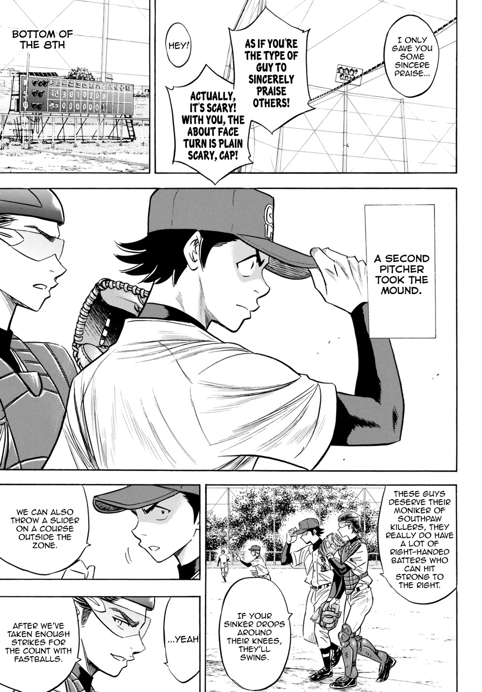 Daiya no A - Act II Chapter 85 page 9 - Chapter 85: Salute