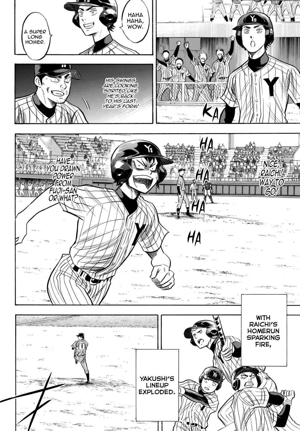 Daiya no A - Act II Chapter 90 page 8 - Chapter 90: At the Foot of Fuji