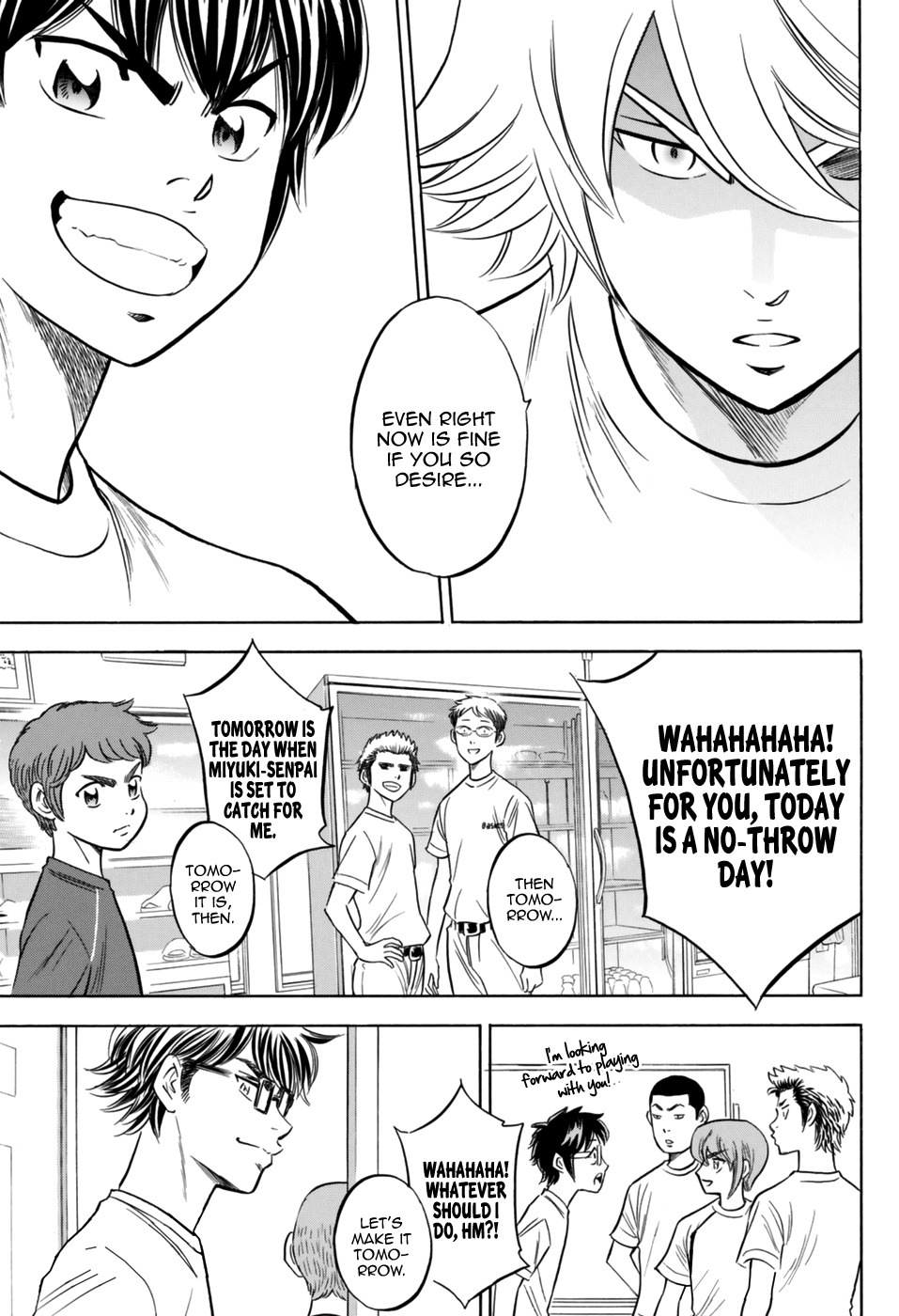 Daiya no A - Act II Chapter 97 page 19 - Chapter 97: Tall Wall