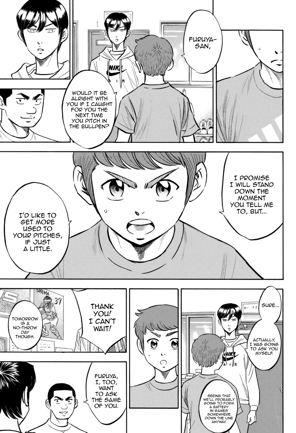 Daiya no A - Act II Chapter 97 page 7 - Chapter 97: Tall Wall