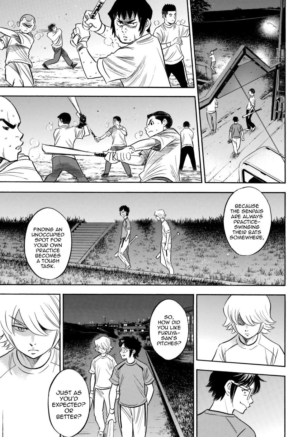 Daiya no A - Act II Chapter 97 page 9 - Chapter 97: Tall Wall