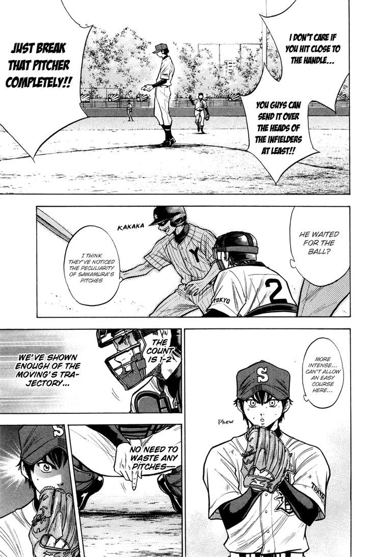 Daiya no A Chapter 103 page 14 - Chapter 103 : Head to Head Match