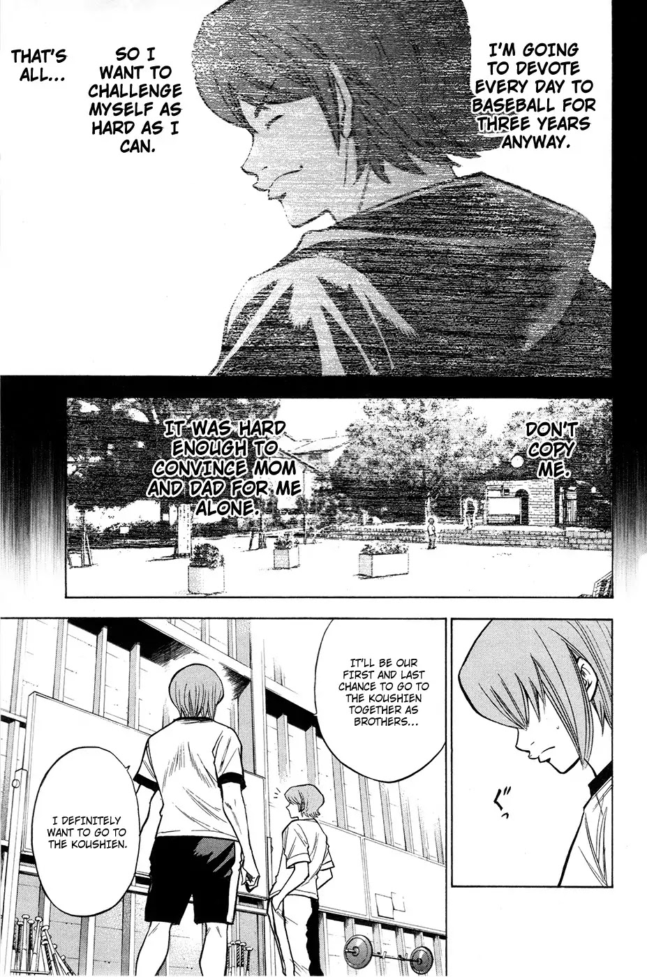 Daiya no A Chapter 123 page 10 - Chapter 123 : Not The Make Any Stupids Mistake