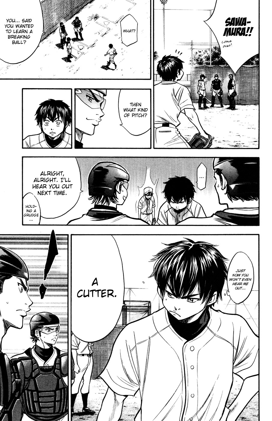Daiya no A Chapter 144 page 15 - Chapter 144 : Nostalgic Face