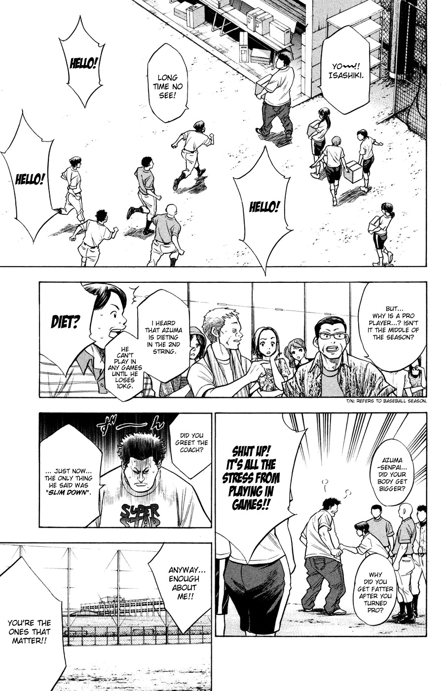 Daiya no A Chapter 144 page 3 - Chapter 144 : Nostalgic Face