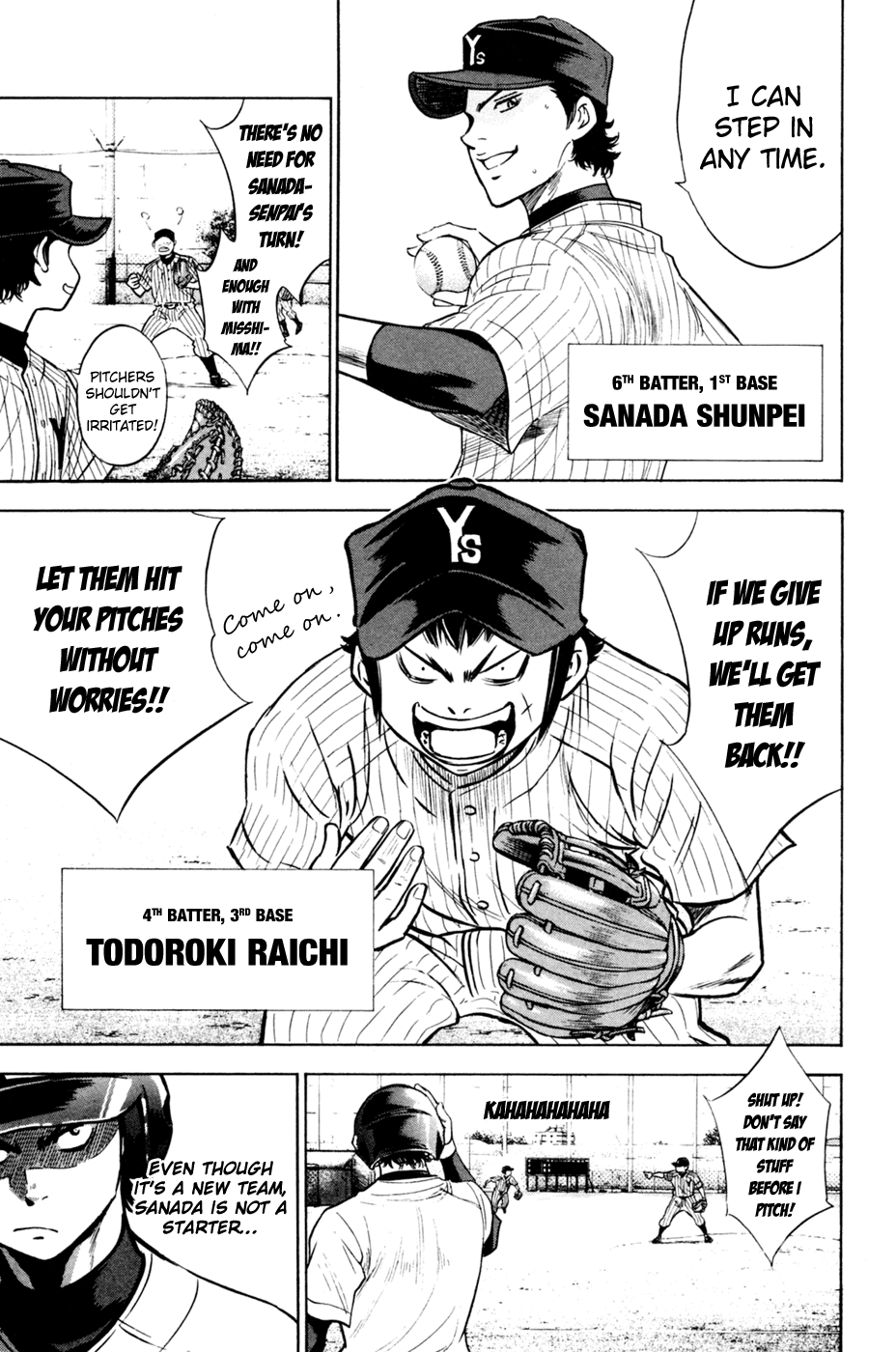 Daiya no A Chapter 208 page 12 - Chapter 208: In Front of 3rd Baseman