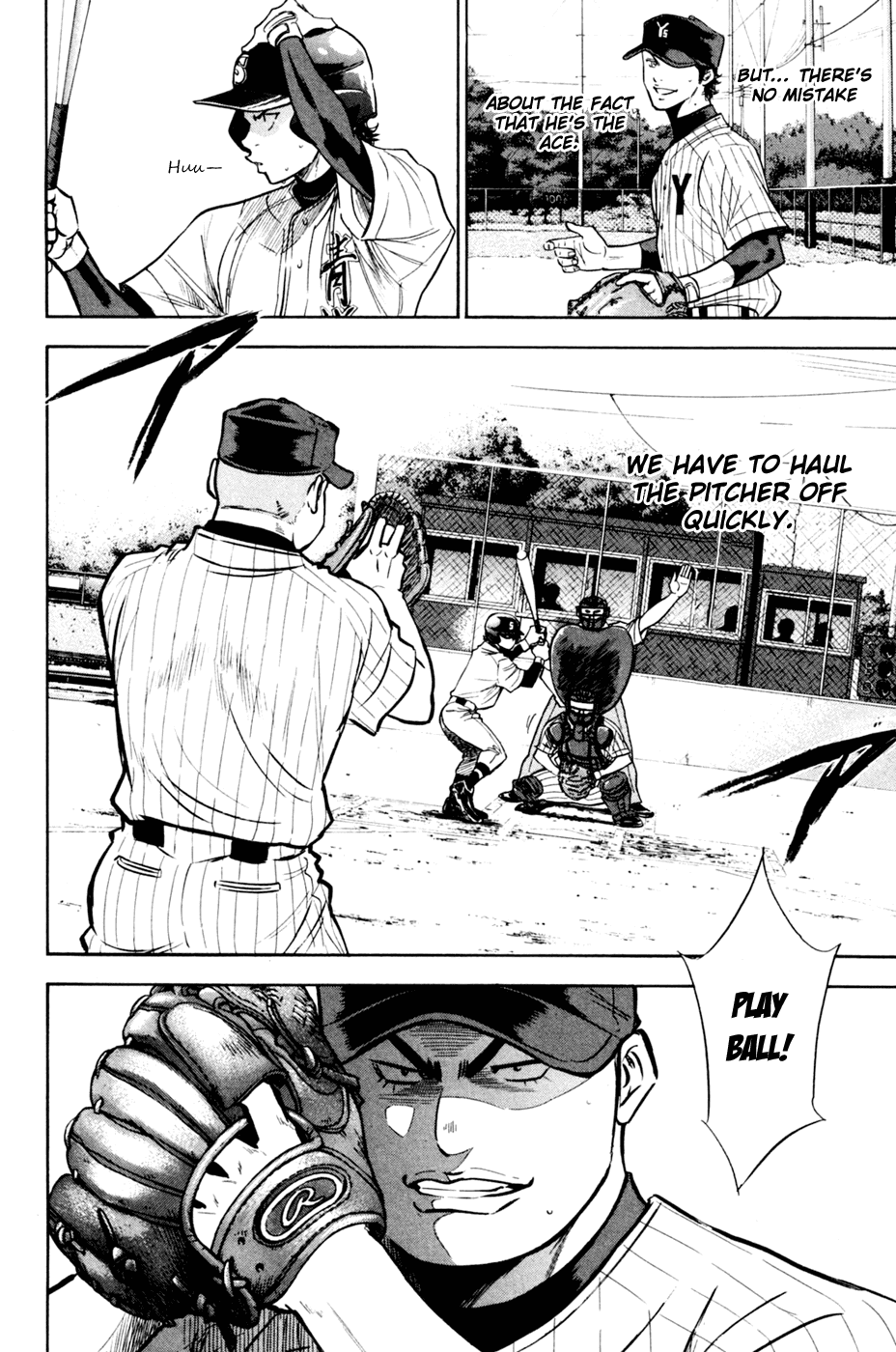 Daiya no A Chapter 208 page 13 - Chapter 208: In Front of 3rd Baseman